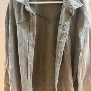 12th Tribe Corduroy Shacket